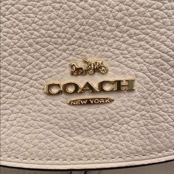 SOLD NWT Coach Elle Backpack White/Cream - Picture 5 of 7